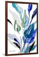 Delicate Blue Panel II-Lanie Loreth-Framed Art Print