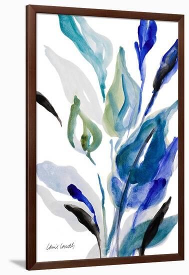 Delicate Blue Panel II-Lanie Loreth-Framed Art Print
