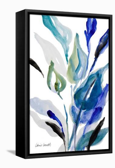 Delicate Blue Panel II-Lanie Loreth-Framed Stretched Canvas