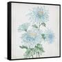 Delicate Botanical Blue II-Alex Black-Framed Stretched Canvas