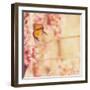 Delicate Butterly and Flowers-Myan Soffia-Framed Photographic Print