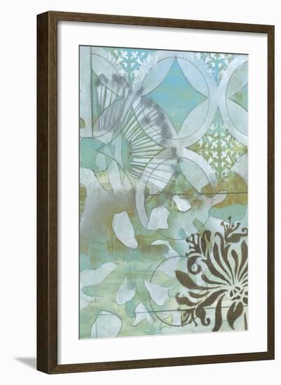 Delicate Collage II-Jennifer Goldberger-Framed Art Print