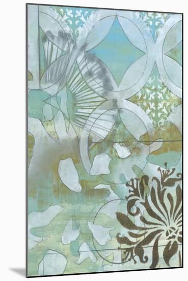 Delicate Collage II-Jennifer Goldberger-Mounted Art Print