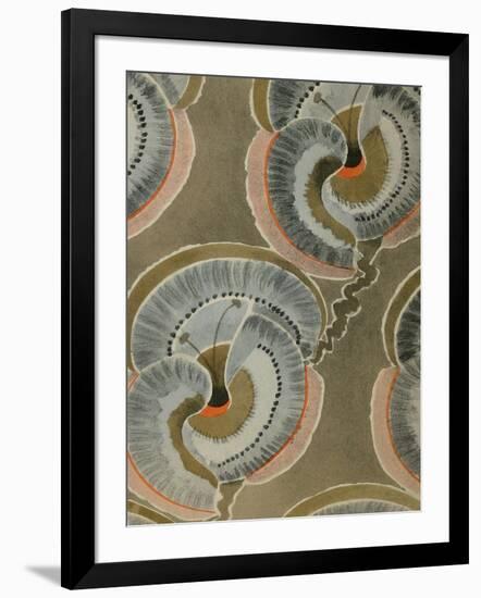 Delicate Deco Pattern V-Baxter Mill Archive-Framed Art Print