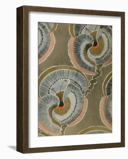 Delicate Deco Pattern V-Baxter Mill Archive-Framed Art Print