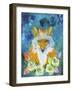 Delicate Eyes-Vicki McArdle Art-Framed Giclee Print