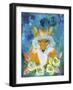 Delicate Eyes-Vicki McArdle Art-Framed Giclee Print