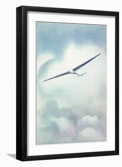 Delicate Glider-null-Framed Art Print