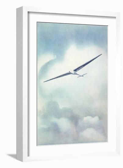 Delicate Glider-null-Framed Art Print