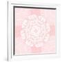 Delicate Lace Pattern-elein-Framed Art Print