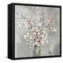 Delicate Pink Blooms-Asia Jensen-Framed Stretched Canvas