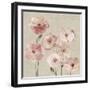 Delicate Pink Flowers-Asia Jensen-Framed Art Print