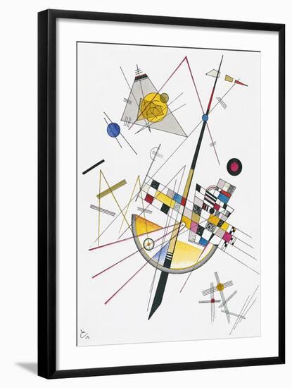 Delicate Tension (1923)-Wassily Kandinsky-Framed Art Print