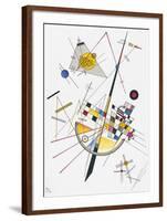 Delicate Tension (1923)-Wassily Kandinsky-Framed Art Print