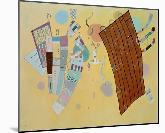 Delicate Tension, 1942-Wassily Kandinsky-Mounted Giclee Print