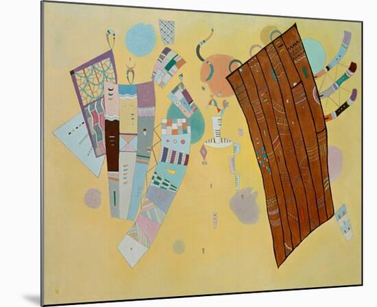 Delicate Tension, 1942-Wassily Kandinsky-Mounted Giclee Print