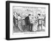 Delicately, But Forcibly Put!, 1866-George Du Maurier-Framed Giclee Print