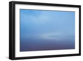 Delicately Colored, Fog Shrouded, Laguna Colorada at Sunrise-Alex Saberi-Framed Photographic Print