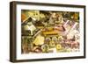 Delicatessen Food Store with Cheese and Ham on Sale, Rome, Lazio, Italy, Europe-Peter Barritt-Framed Photographic Print