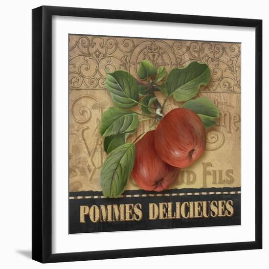 Delicious Apples-Abby White-Framed Art Print