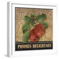 Delicious Apples-Abby White-Framed Art Print