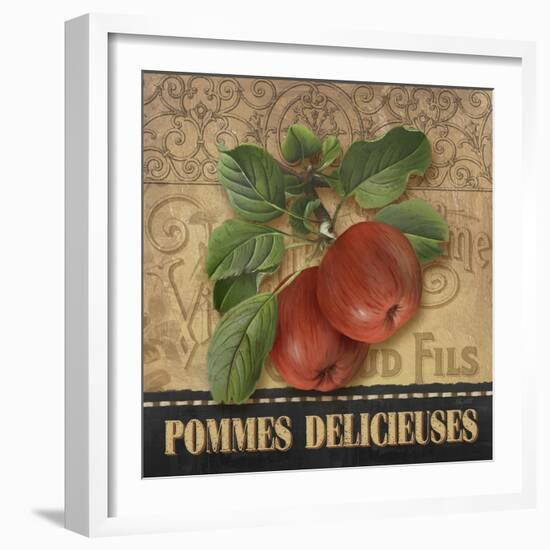 Delicious Apples-Abby White-Framed Art Print