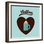 Delicious Coffee Design-grmarc-Framed Art Print