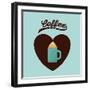 Delicious Coffee Design-grmarc-Framed Art Print