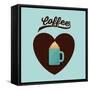 Delicious Coffee Design-grmarc-Framed Stretched Canvas