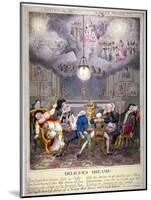 Delicious Dreams! Castles in the Air! Glorious Prospects!, 1821-Theodore Lane-Mounted Giclee Print