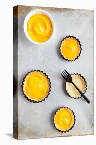 Delicious Lemon Curd Tartlets-area381-Stretched Canvas