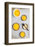 Delicious Lemon Curd Tartlets-area381-Framed Photographic Print