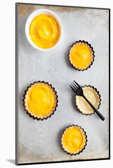 Delicious Lemon Curd Tartlets-area381-Mounted Photographic Print