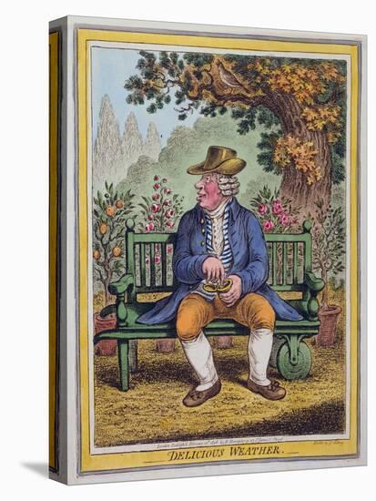 Delicious Weather, Published by Hannah Humphrey in 1808-James Gillray-Stretched Canvas