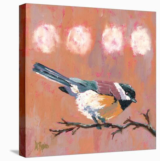 Delight Chickadee-Molly Reeves-Stretched Canvas
