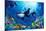 Delight of Life Underwater Scene Art Print Poster-null-Mounted Poster