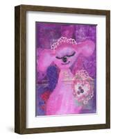 Delighted Happy Fondness-Cherie Burbach-Framed Art Print