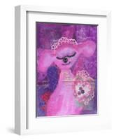 Delighted Happy Fondness-Cherie Burbach-Framed Art Print