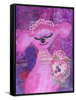 Delighted Happy Fondness-Cherie Burbach-Framed Stretched Canvas