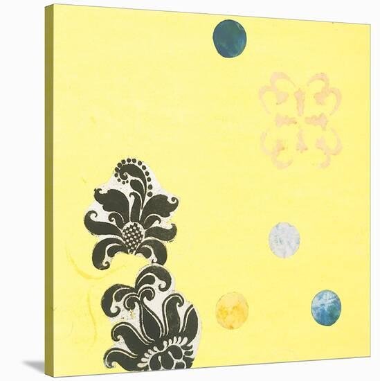 Delightful in Creamery Yellow I-Yafa-Stretched Canvas