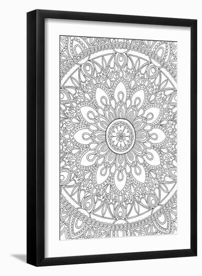 Delightful Mandala-Hello Angel-Framed Premium Giclee Print