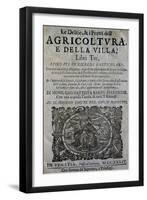 Delights and Fruits of Agriculture-Giovanni Battista Bassi-Framed Giclee Print
