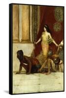 Delilah and the Philistines-Jean Joseph Benjamin Constant-Framed Stretched Canvas