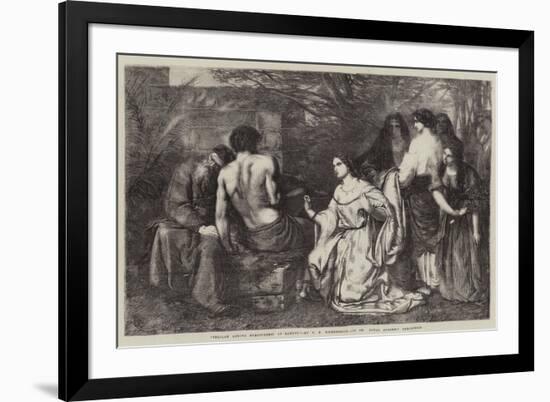 Delilah Asking Forgiveness of Samson-Frederick Richard Pickersgill-Framed Giclee Print