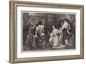 Delilah Asking Forgiveness of Samson-Frederick Richard Pickersgill-Framed Giclee Print