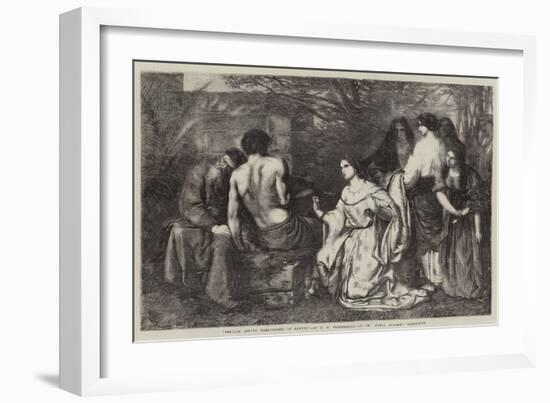 Delilah Asking Forgiveness of Samson-Frederick Richard Pickersgill-Framed Giclee Print