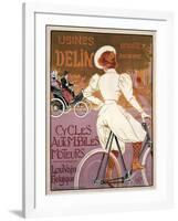 Delin Cycles Automobiles Moteurs, 1898-Georges Gaudy-Framed Giclee Print