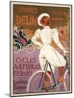 Delin Cycles Automobiles Moteurs, 1898-Georges Gaudy-Mounted Giclee Print