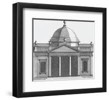 Delineation - Pavillion at Stow-School of Padua-Framed Giclee Print