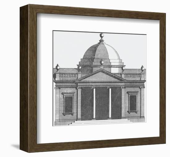 Delineation - Pavillion at Stow-School of Padua-Framed Giclee Print